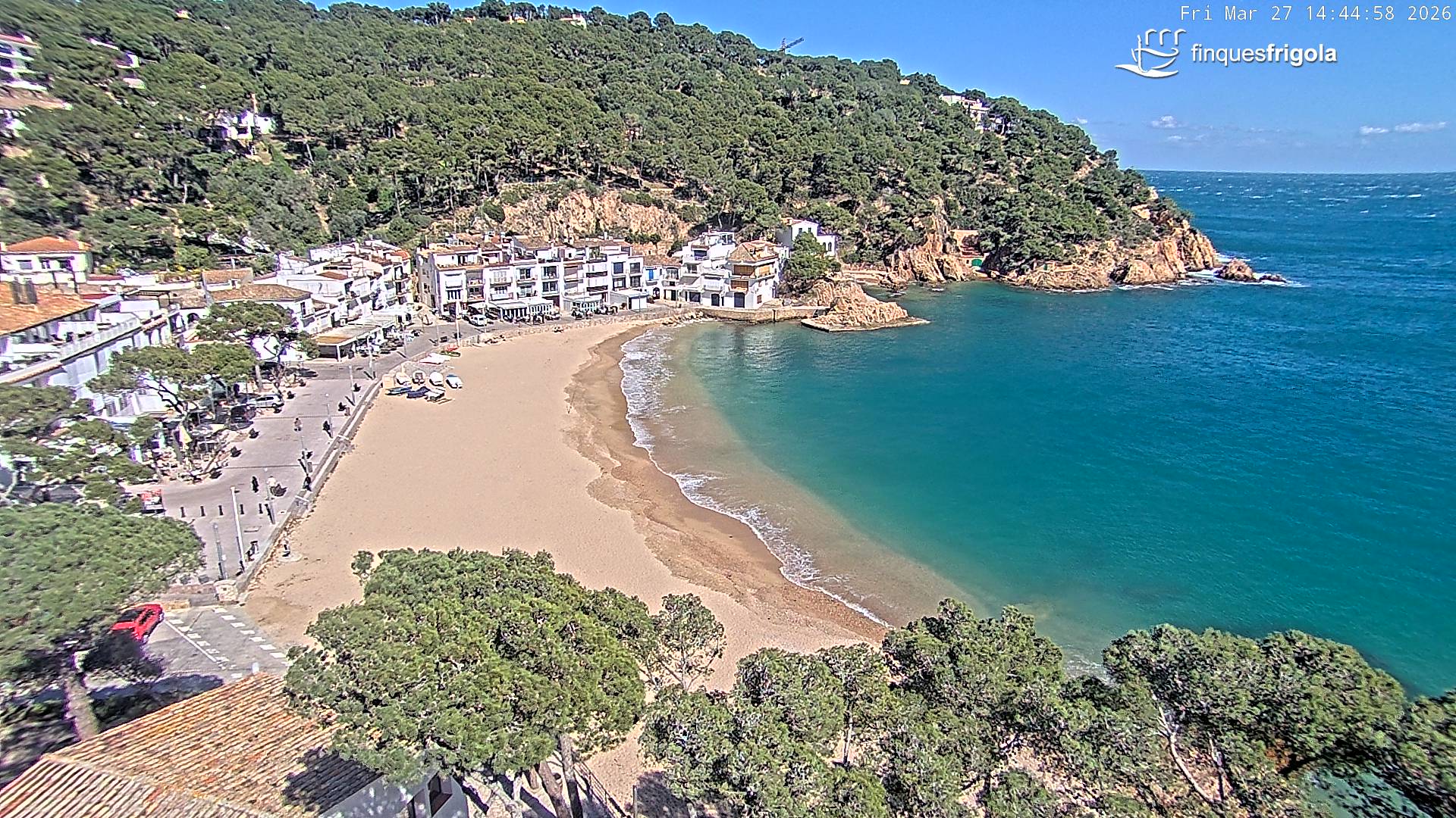 Webcam de Tamariu playa