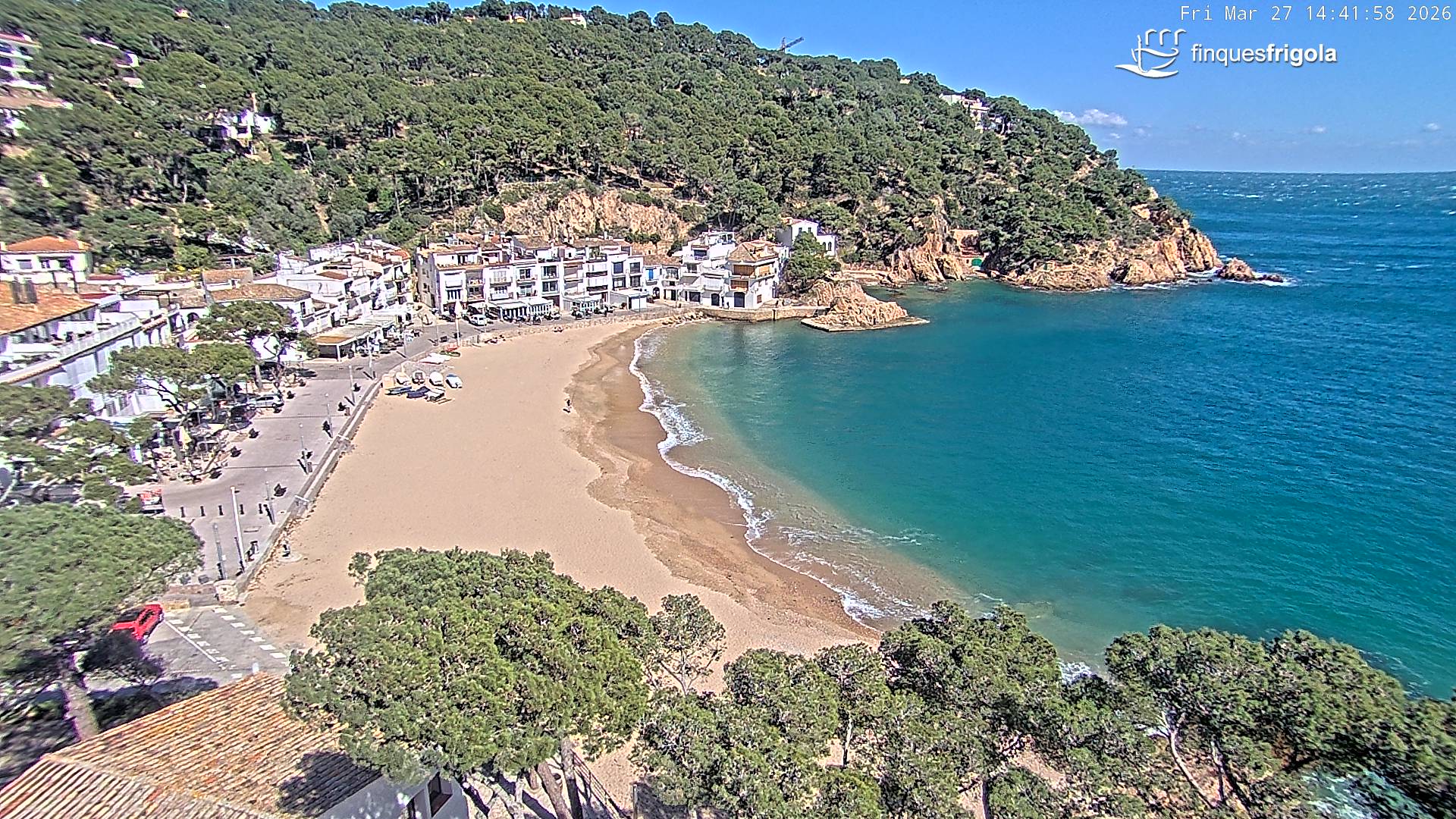 Webcam de Tamariu playa