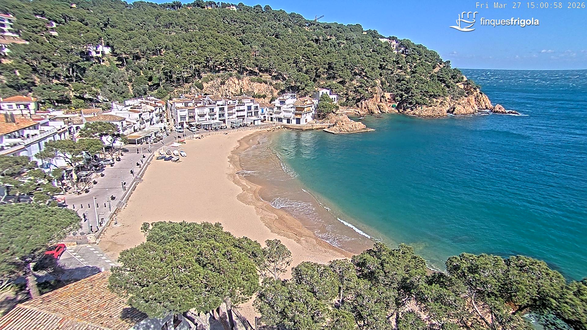 Webcam de Tamariu playa