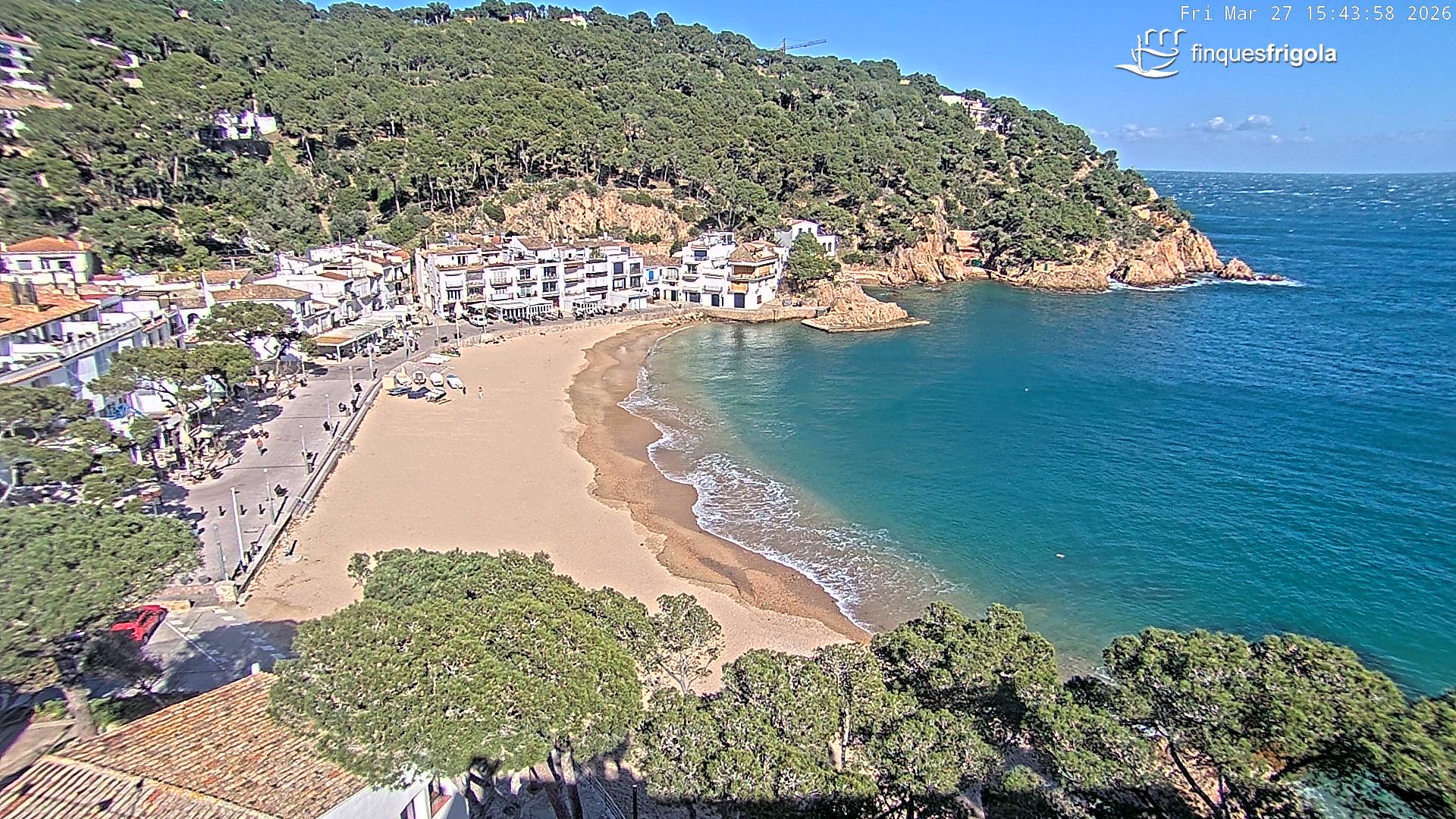 Webcam de Tamariu playa