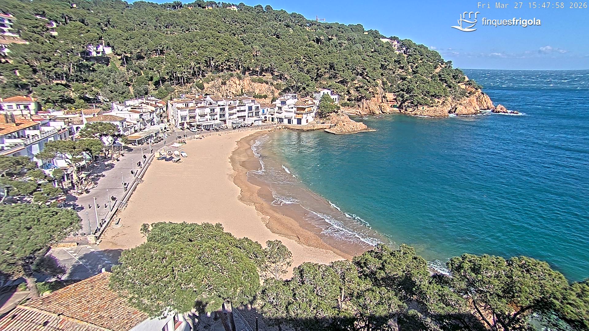 Webcam de Tamariu playa