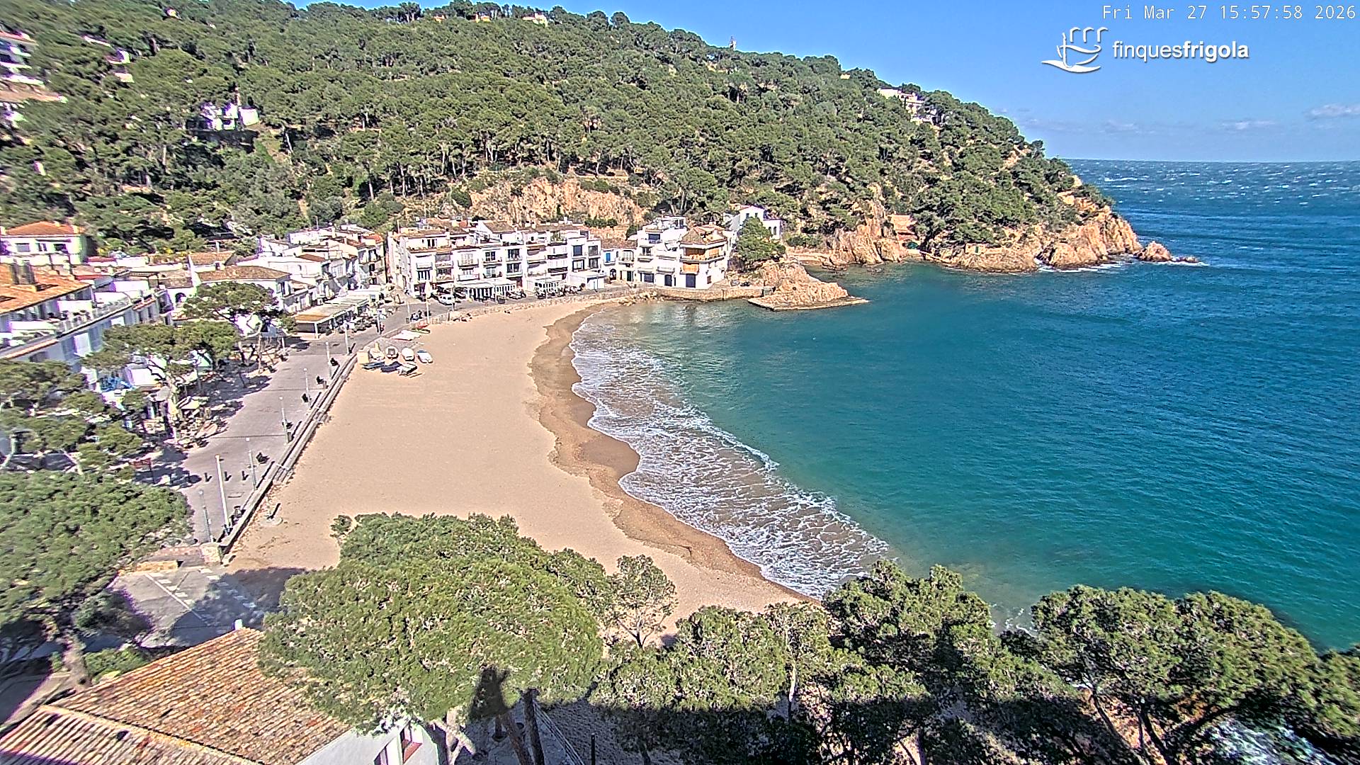 Webcam de Tamariu playa