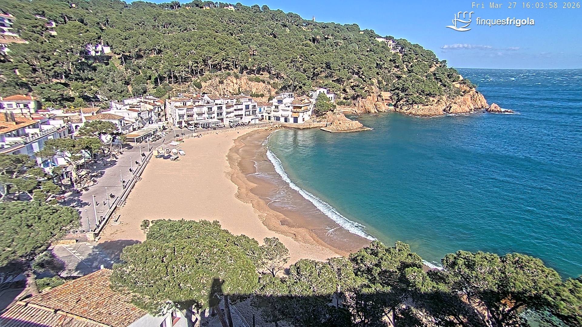 Webcam de Tamariu playa