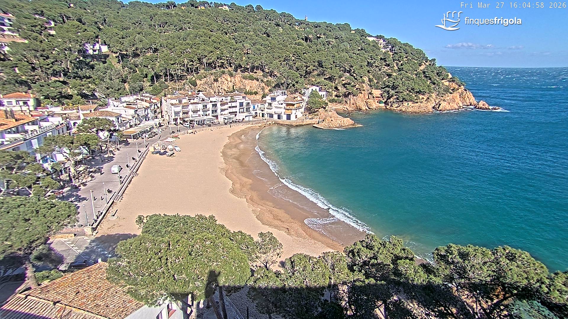 Webcam de Tamariu playa