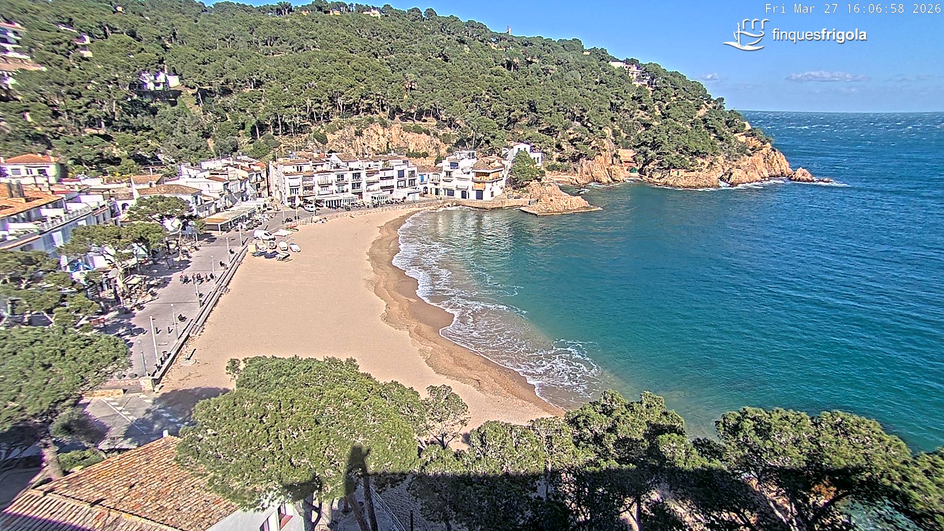 Webcam de Tamariu playa