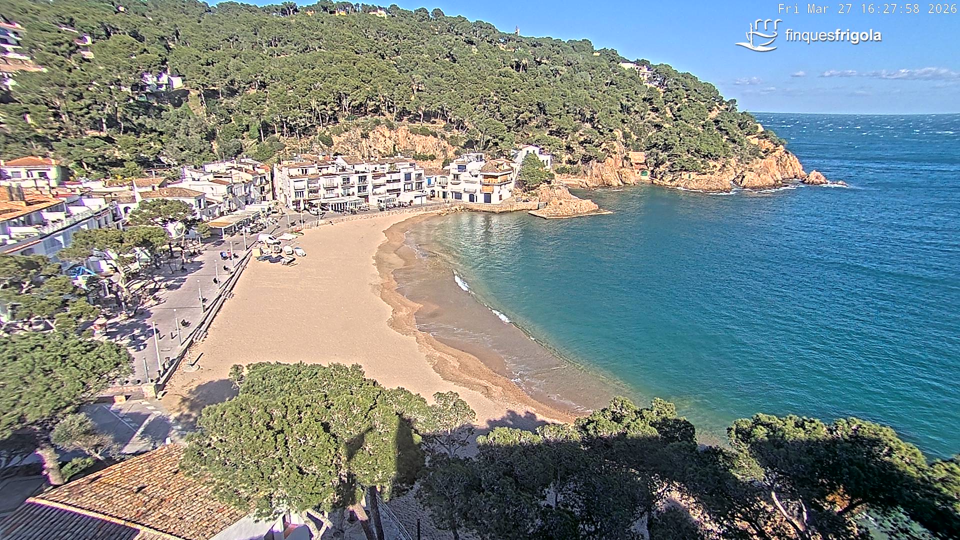 Webcam de Tamariu playa