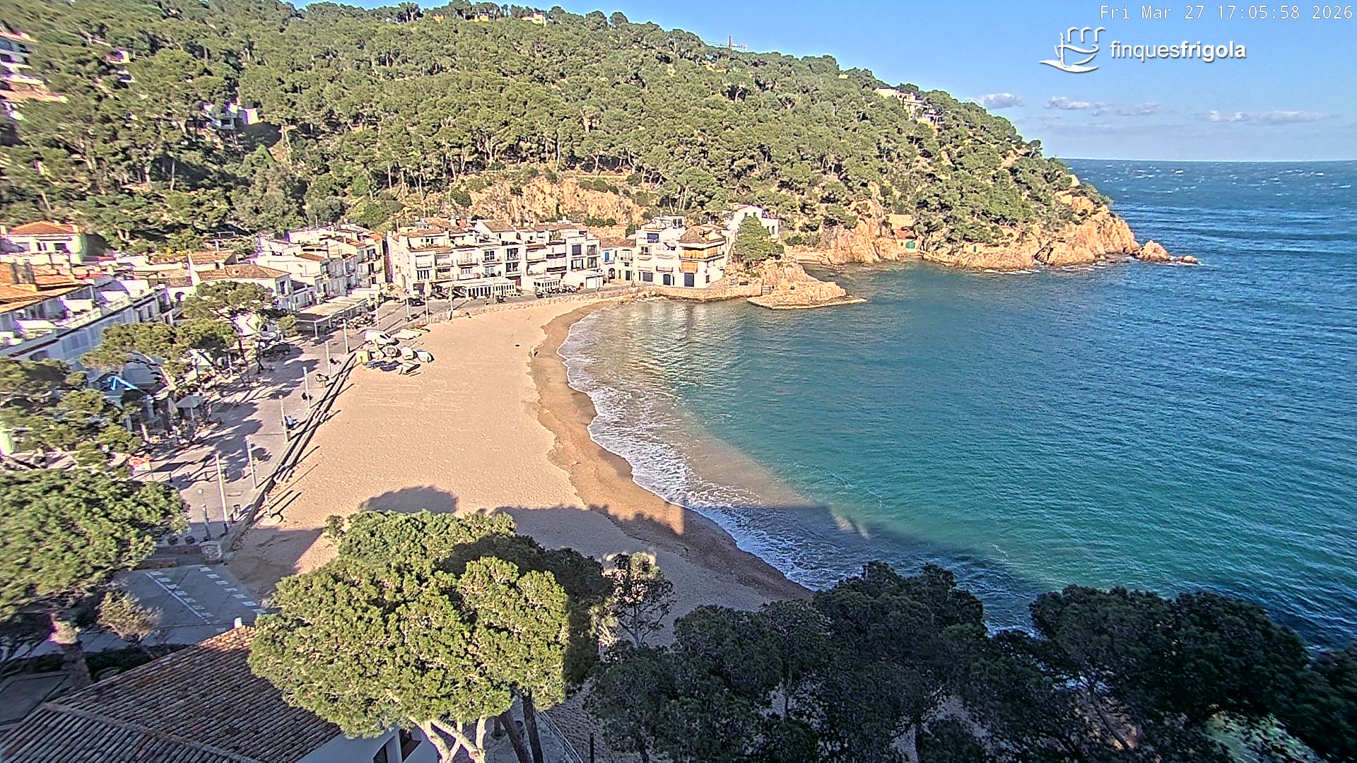 Webcam de Tamariu playa