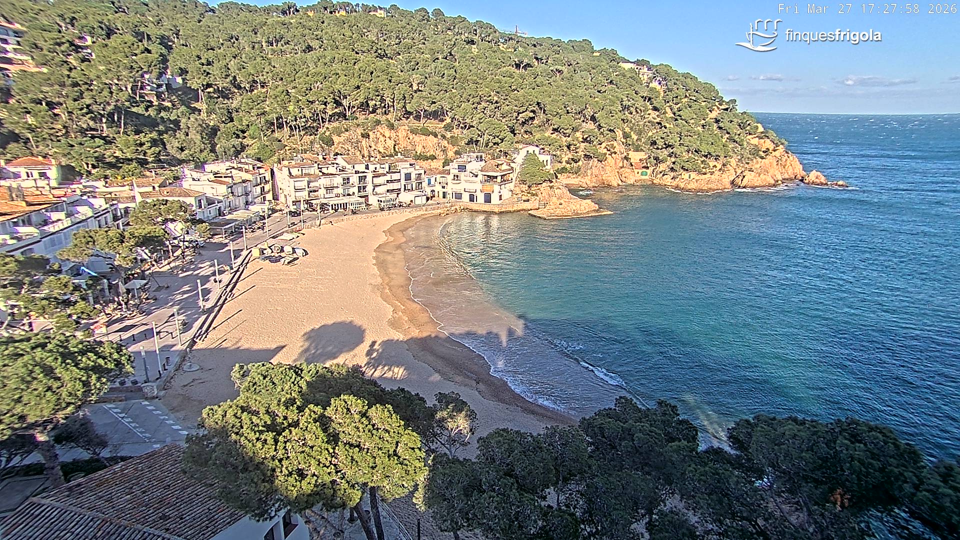 Webcam de Tamariu playa