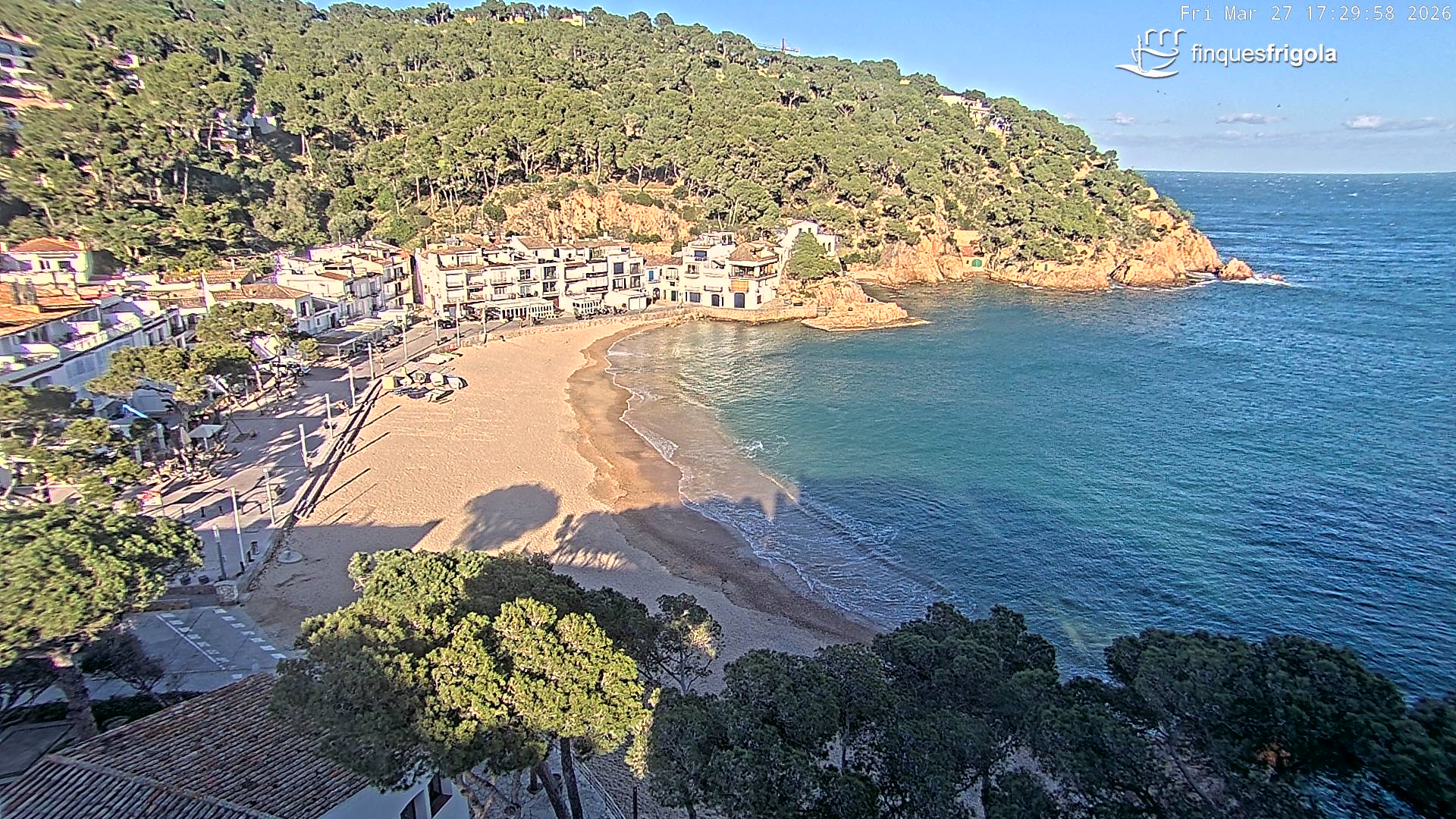 Webcam de Tamariu playa