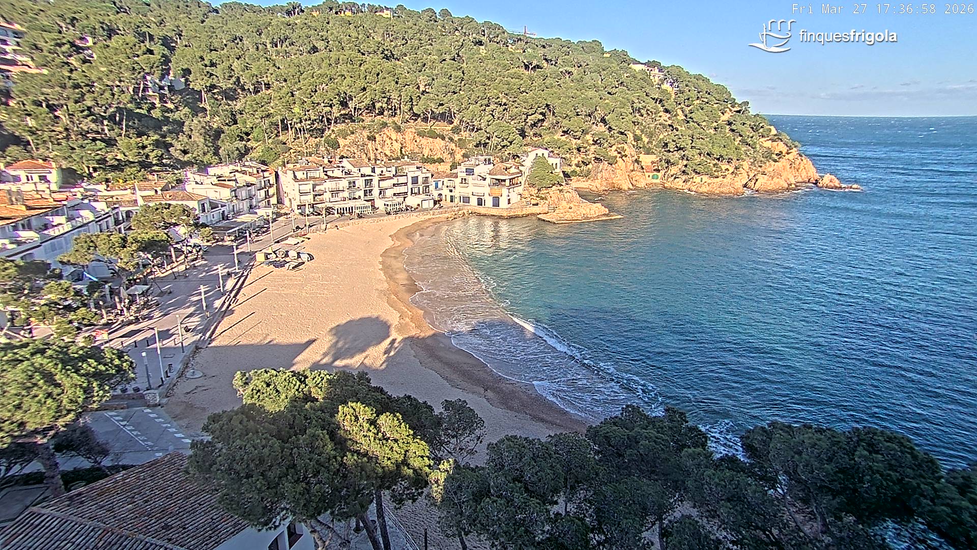 Webcam de Tamariu playa