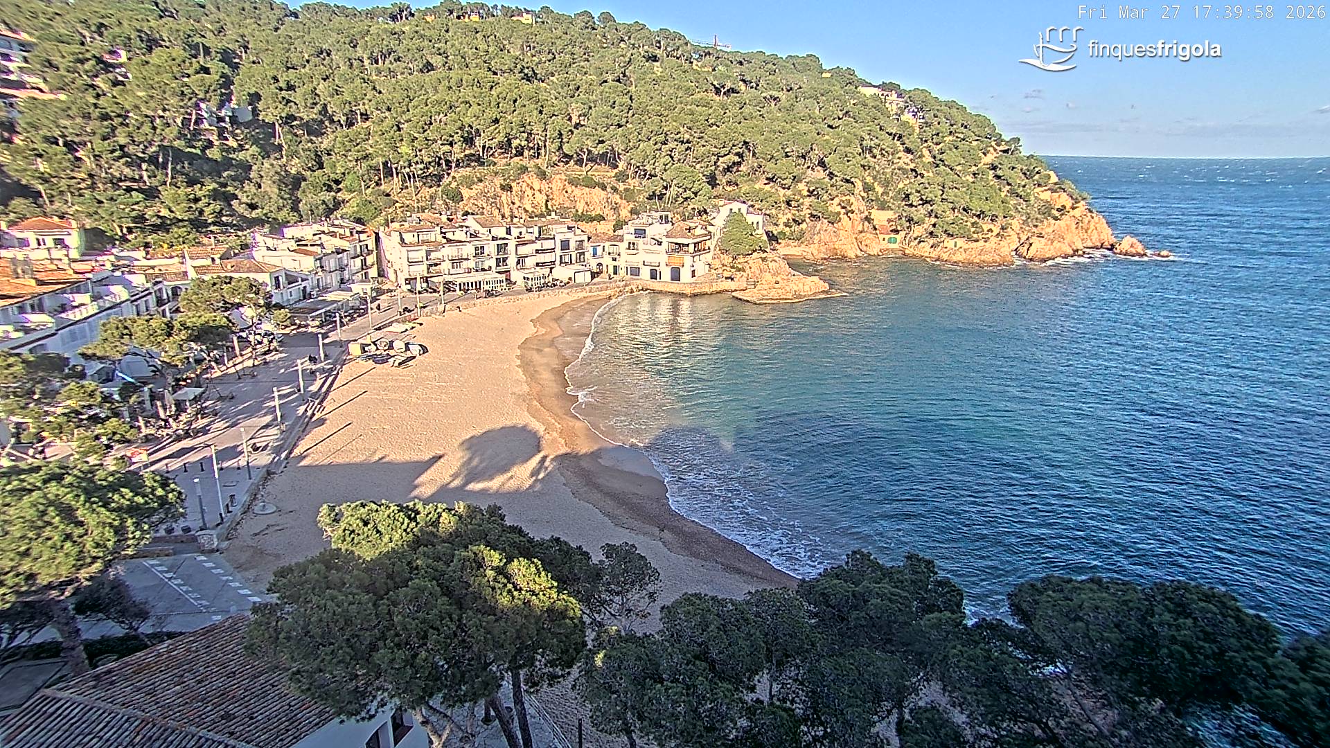 Webcam de Tamariu playa