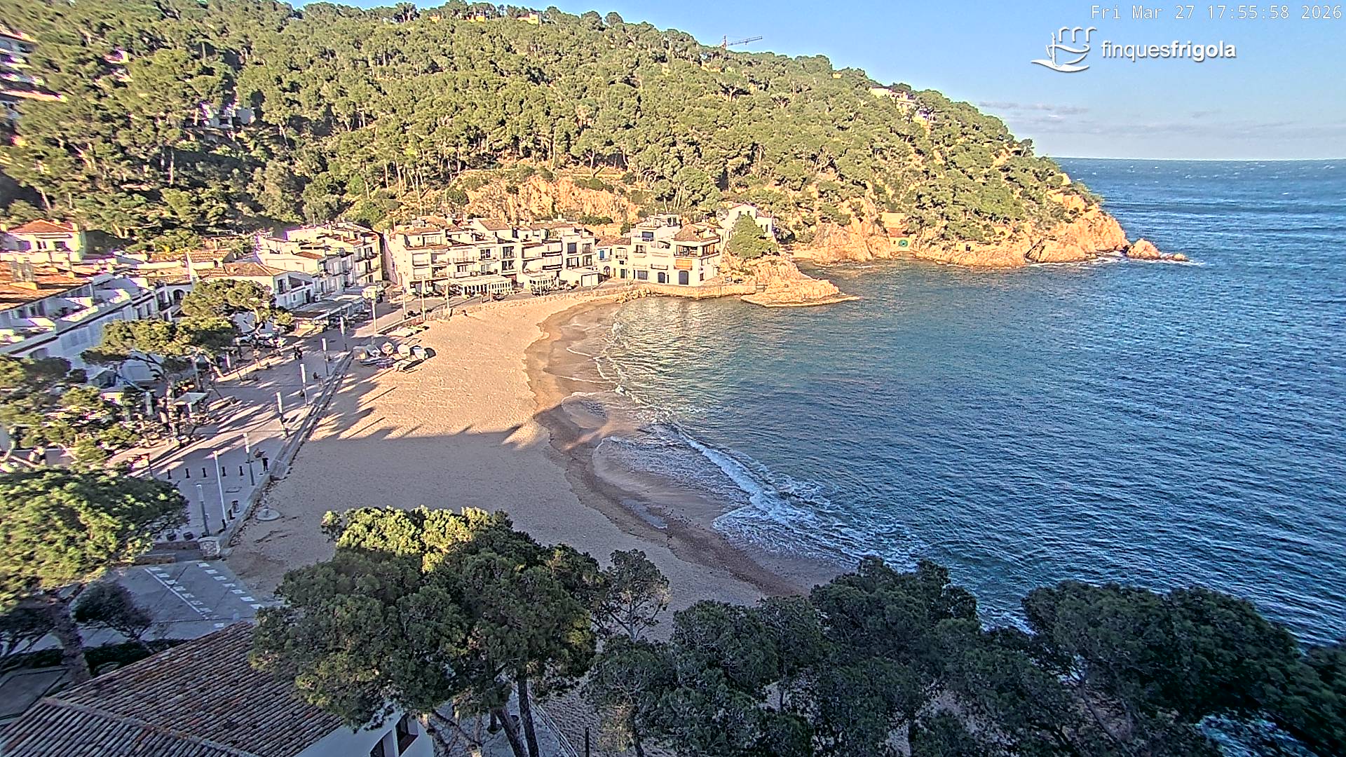 Webcam de Tamariu playa