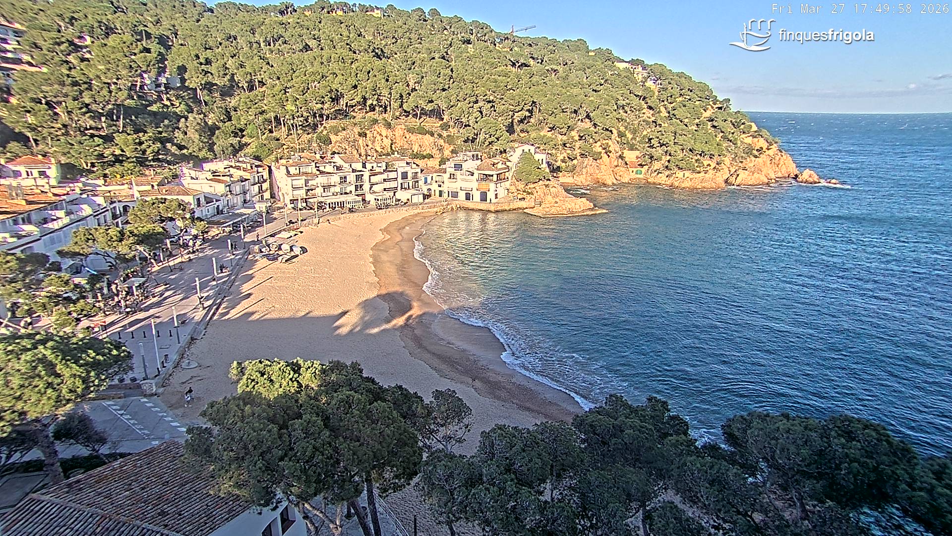 Webcam de Tamariu playa