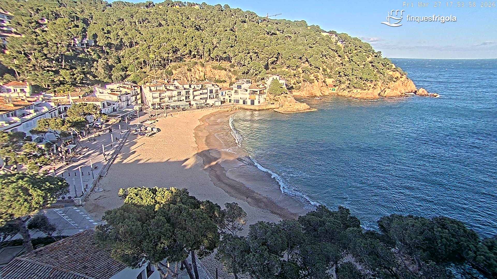 Webcam de Tamariu playa