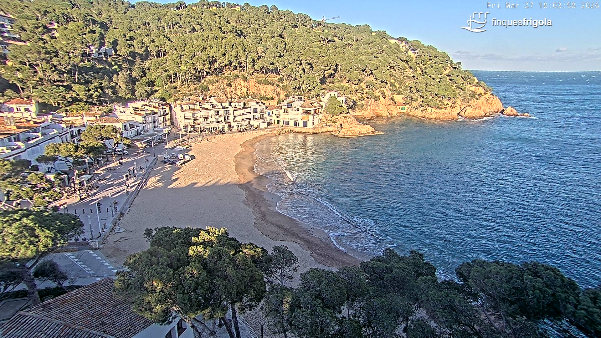 Webcam de Tamariu playa