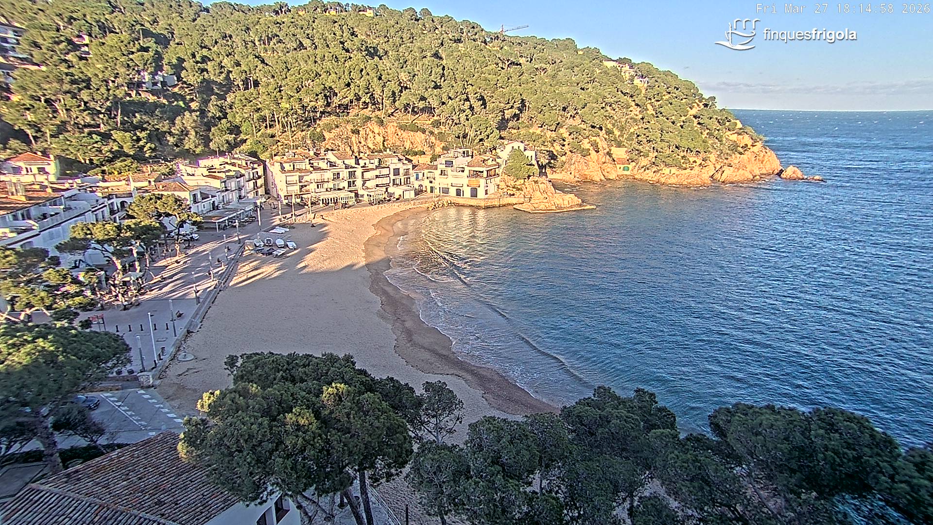 Webcam de Tamariu playa