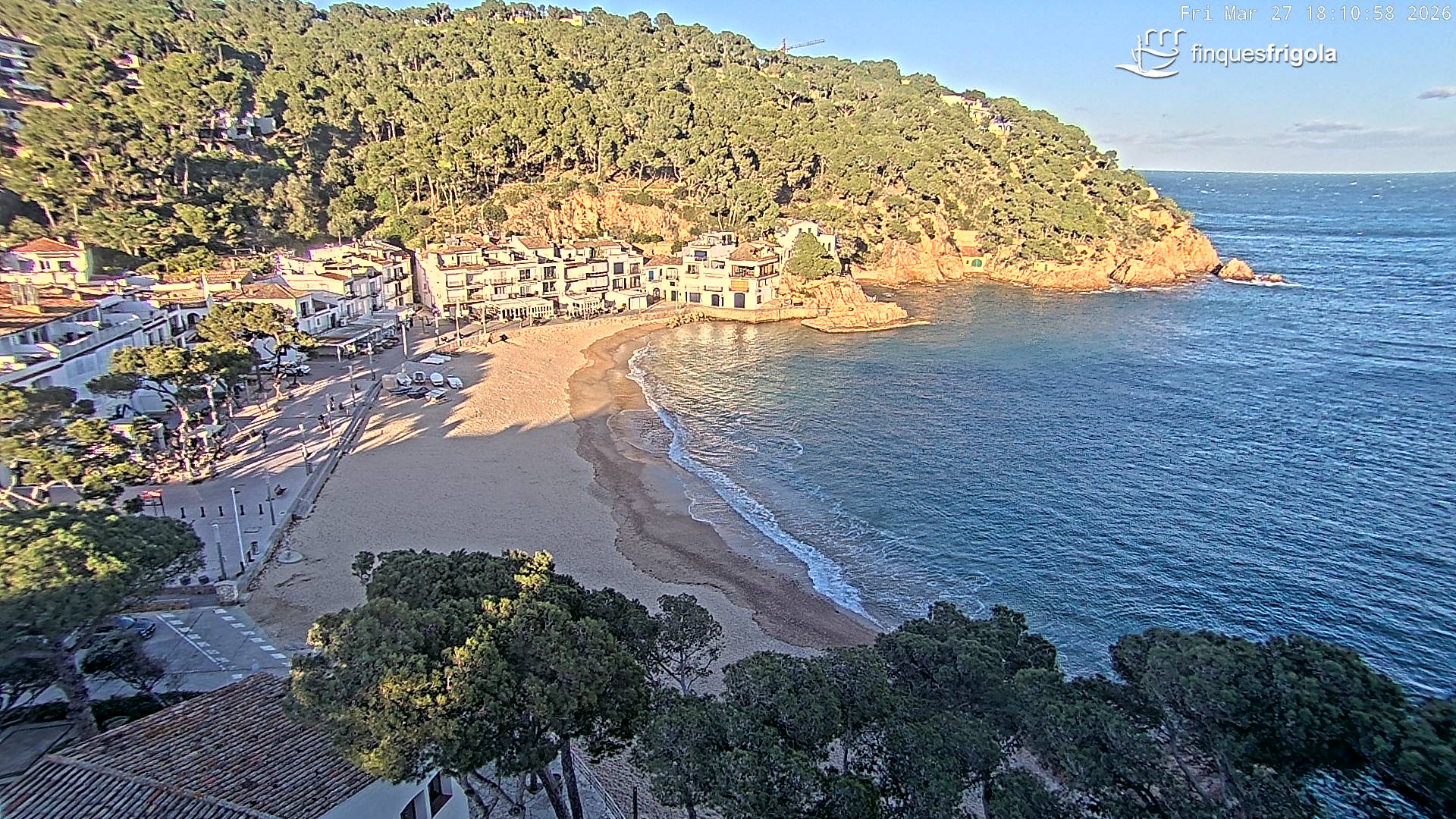 Webcam de Tamariu playa