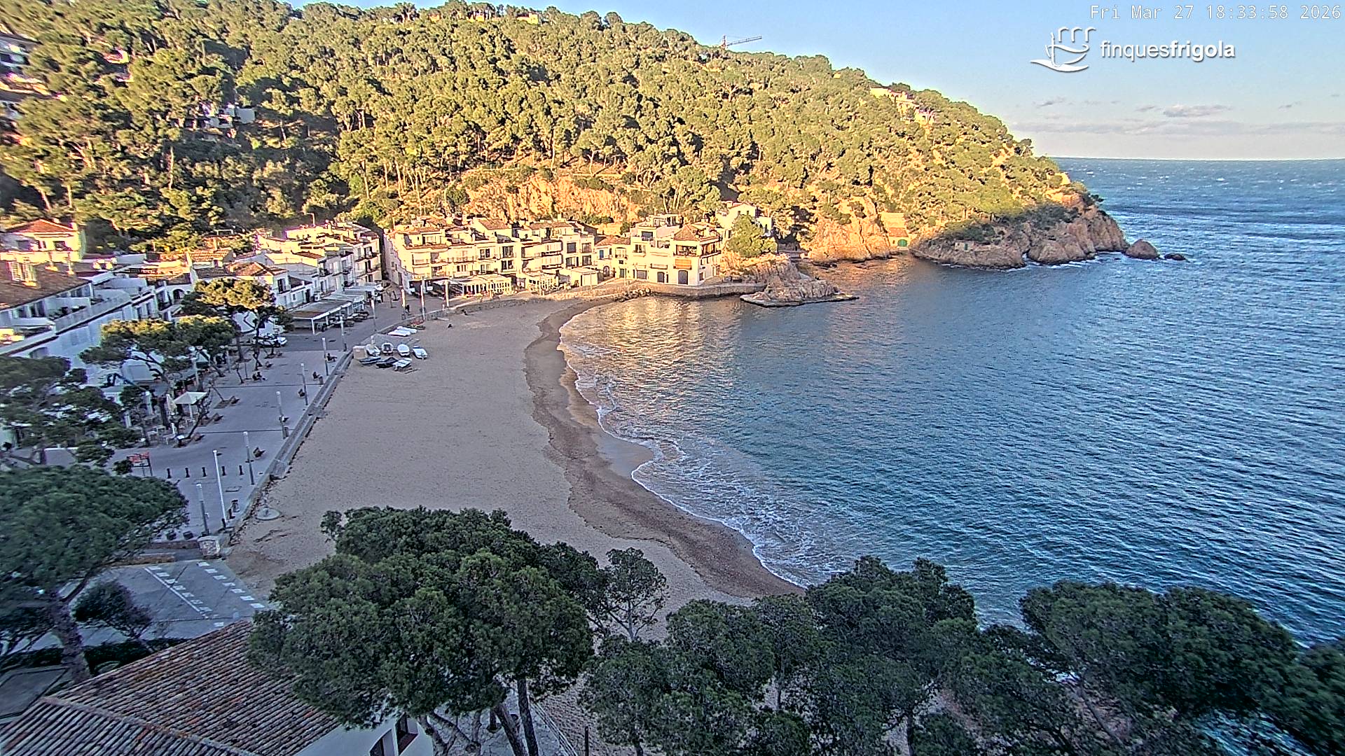 Webcam de Tamariu playa