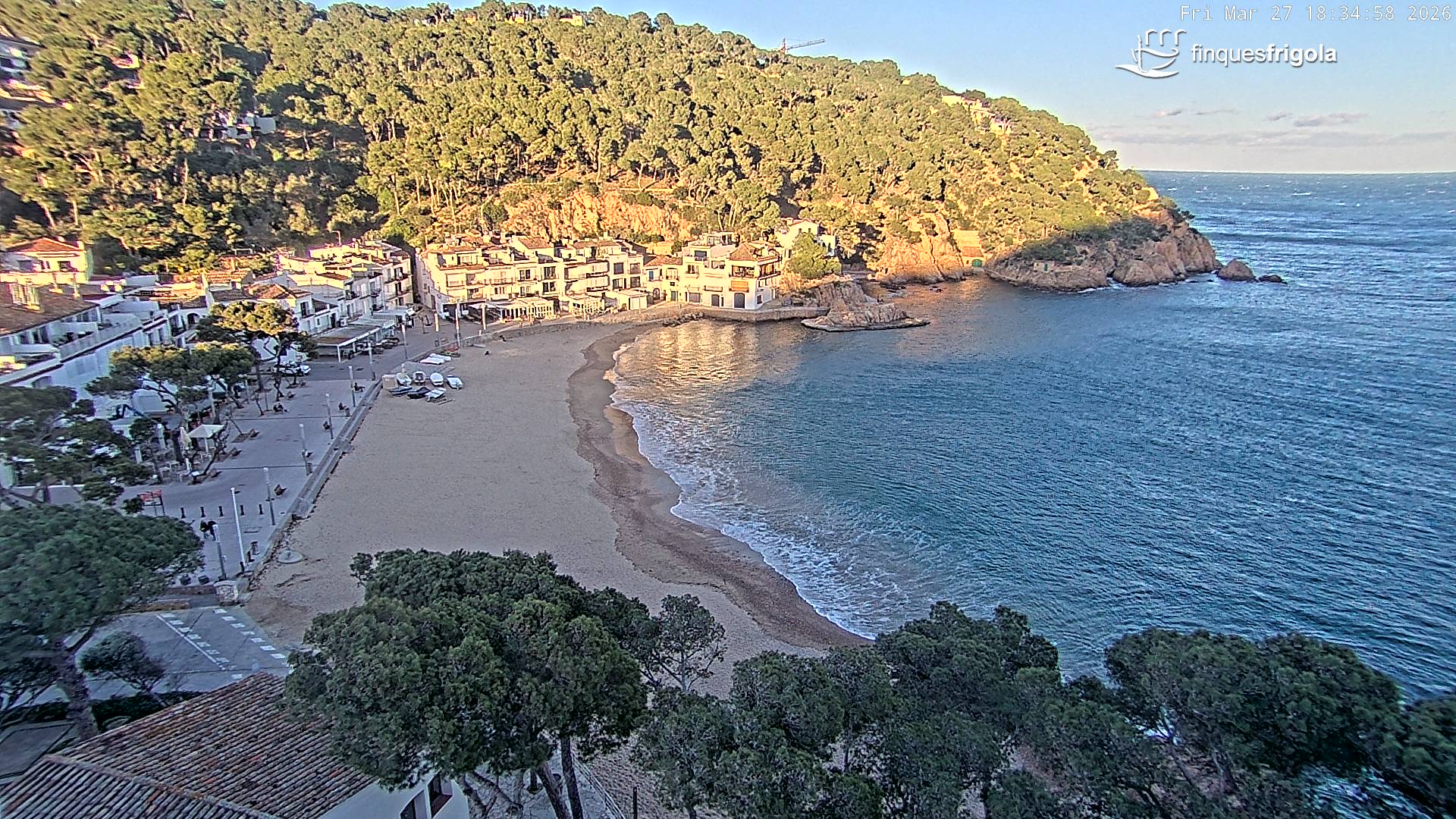 Webcam de Tamariu playa