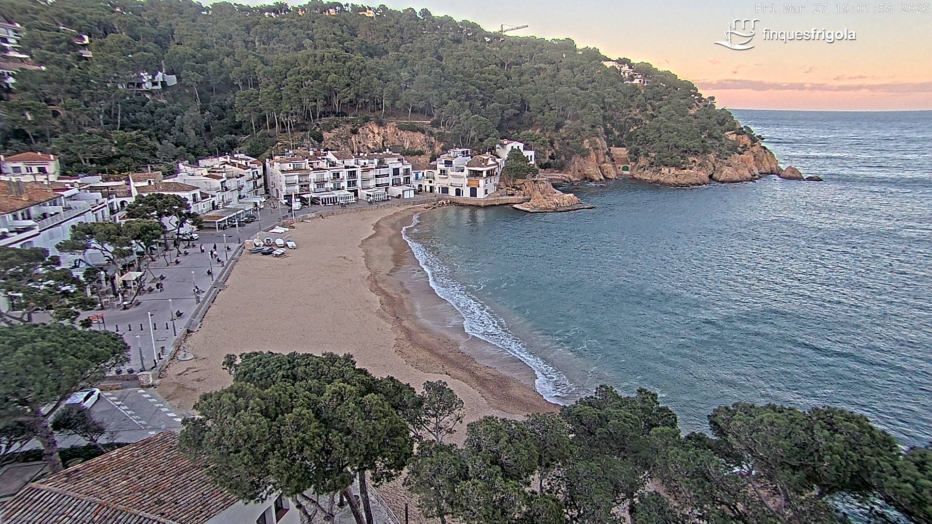 Webcam de Tamariu playa