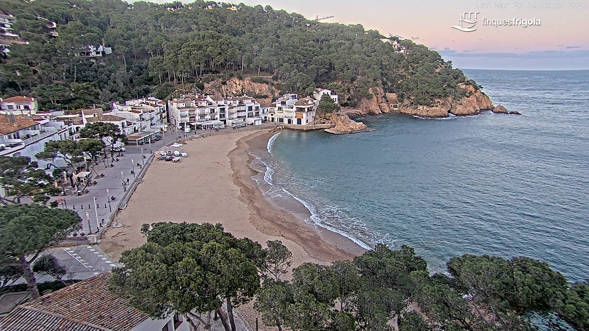 Webcam de Tamariu playa