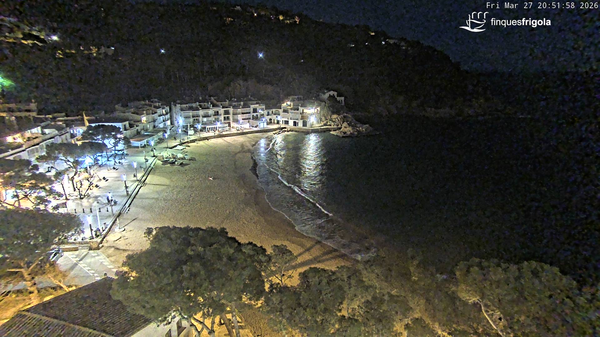 Webcam de Tamariu playa