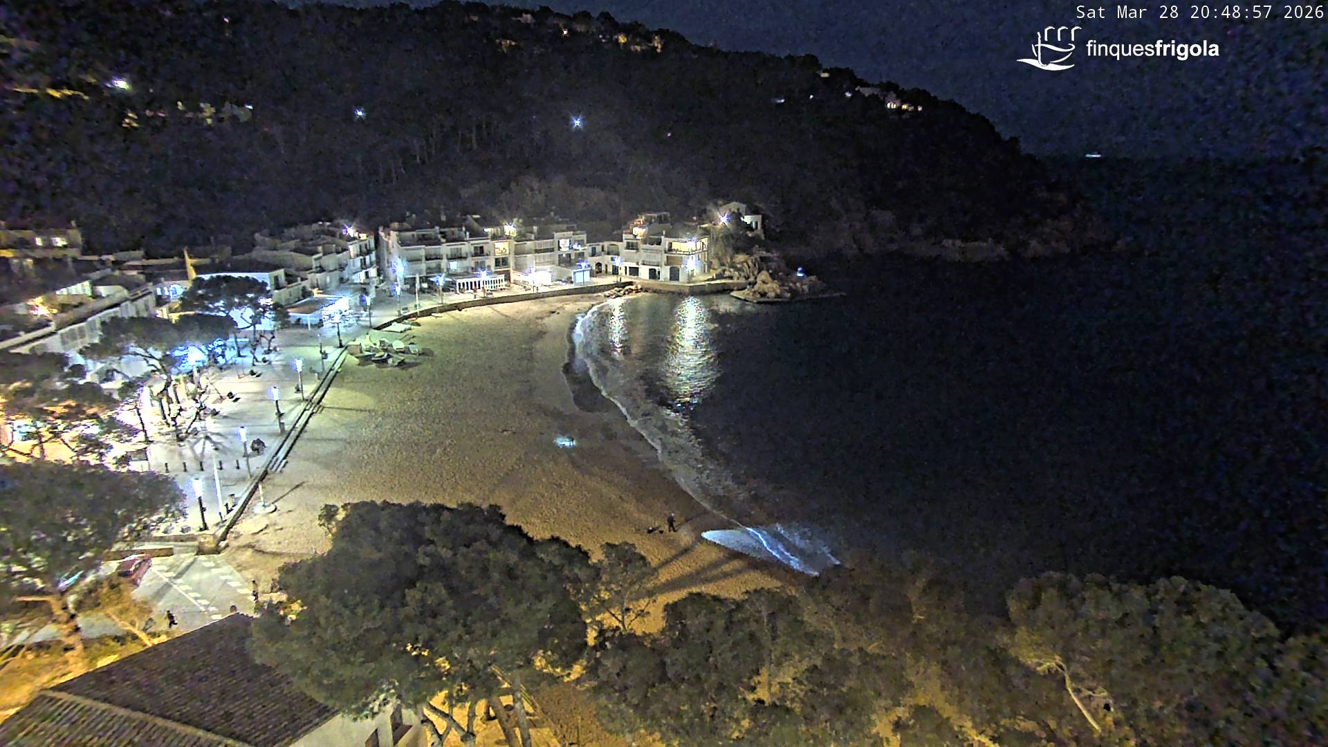 Webcam de Tamariu playa