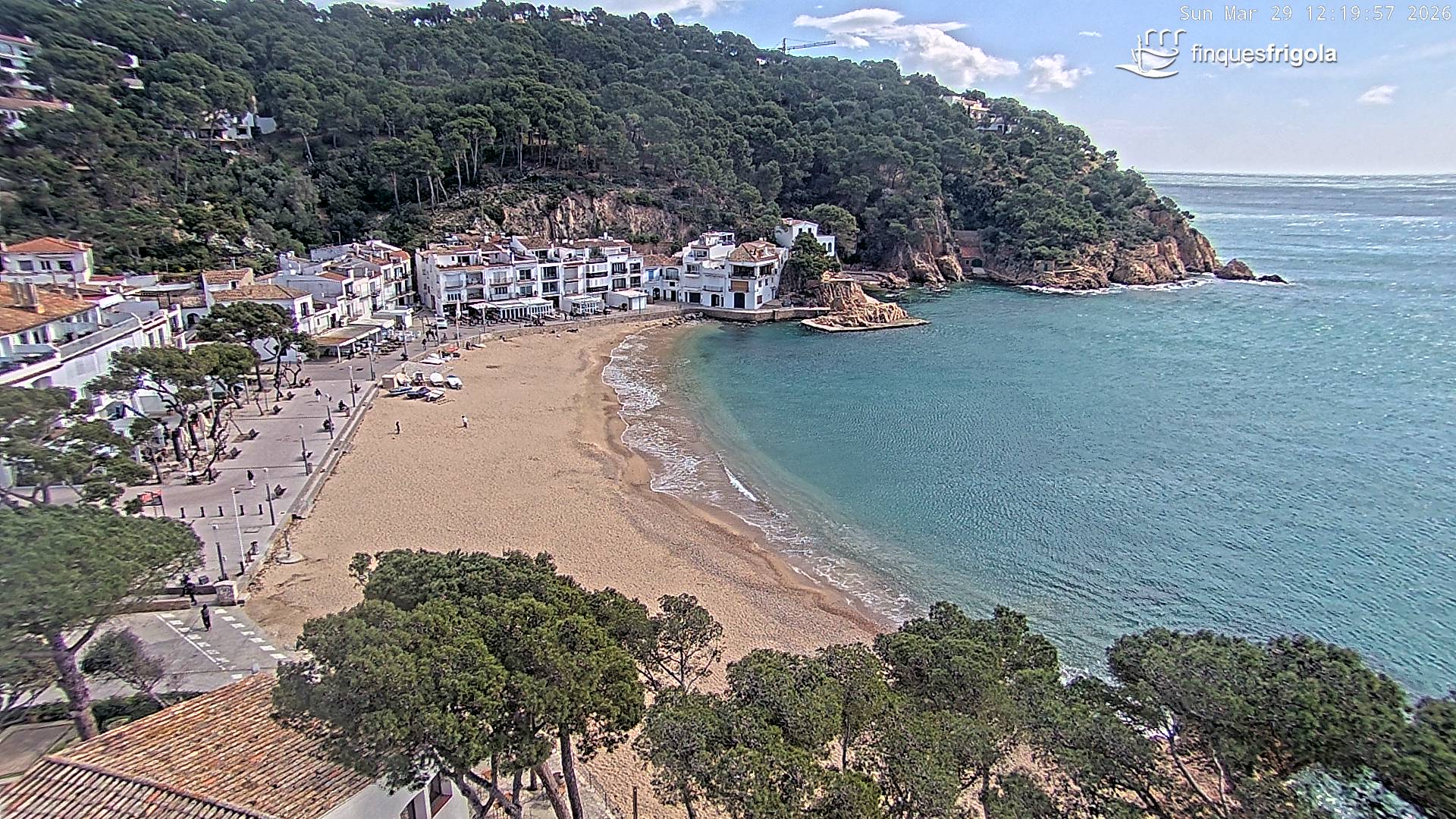 Webcam de Tamariu playa