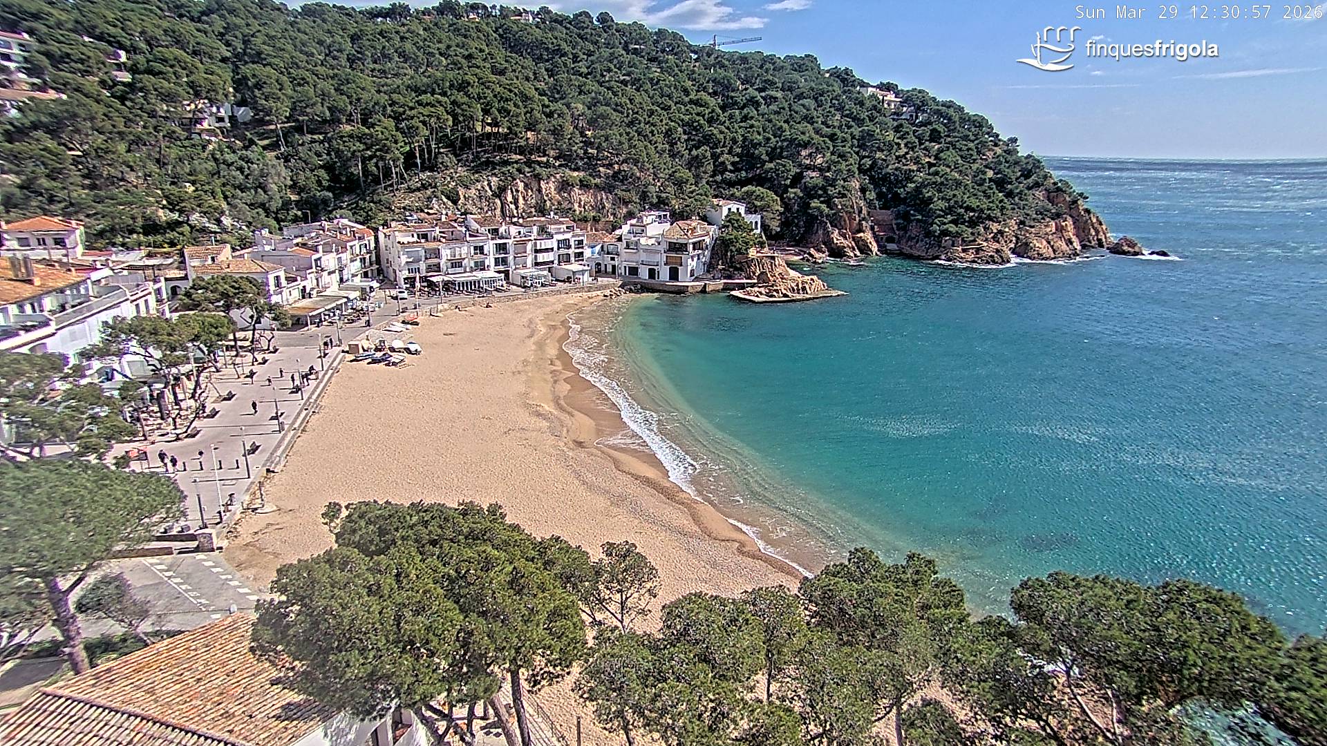 Webcam de Tamariu playa