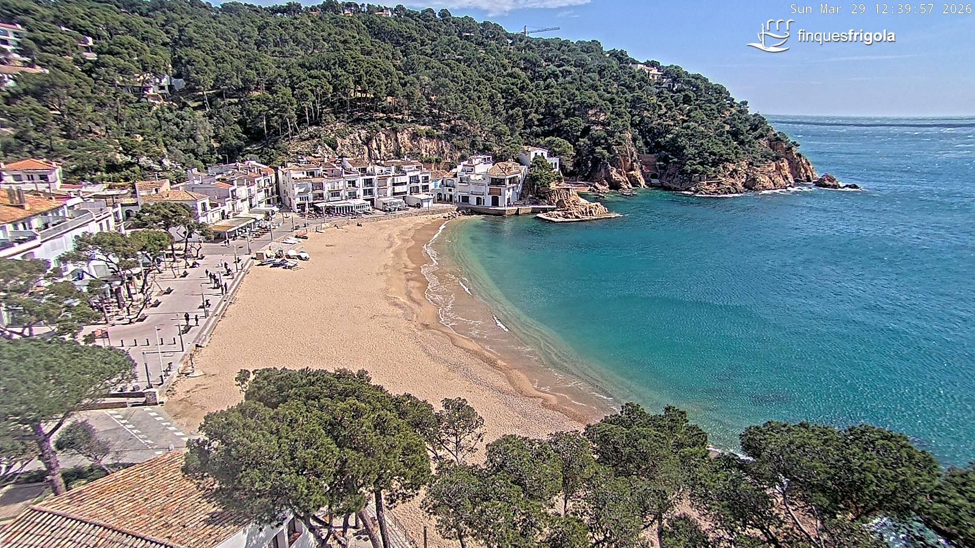 Webcam de Tamariu playa