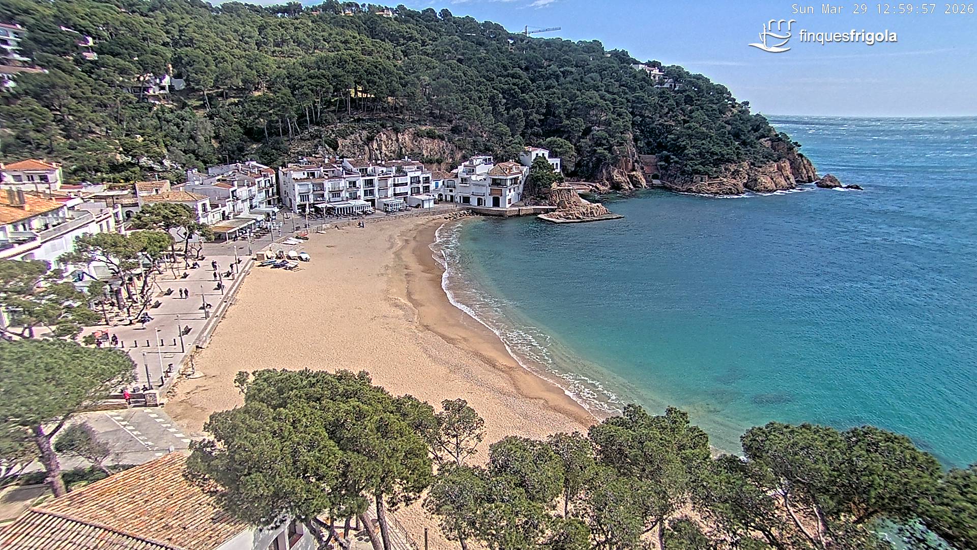 Webcam de Tamariu playa