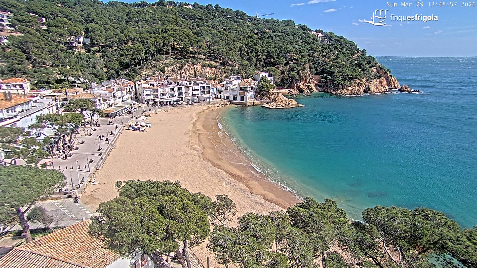 Webcam de Tamariu playa