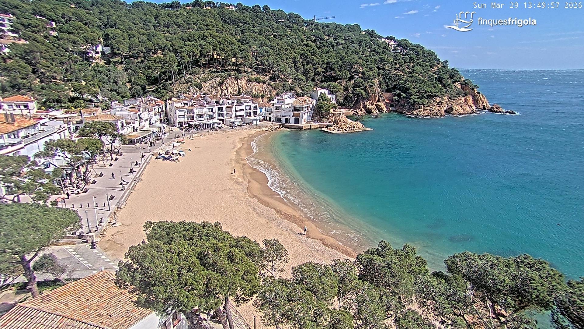 Webcam de Tamariu playa