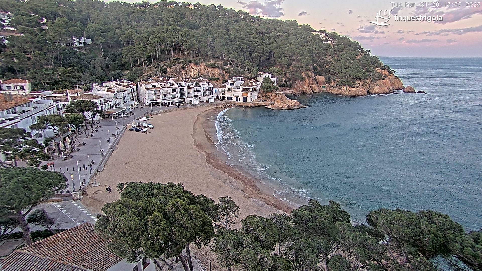 Webcam de Tamariu playa