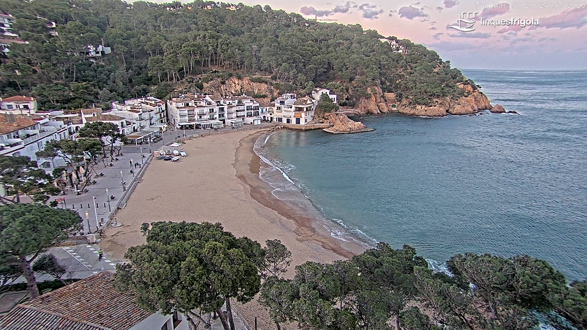 Webcam de Tamariu playa