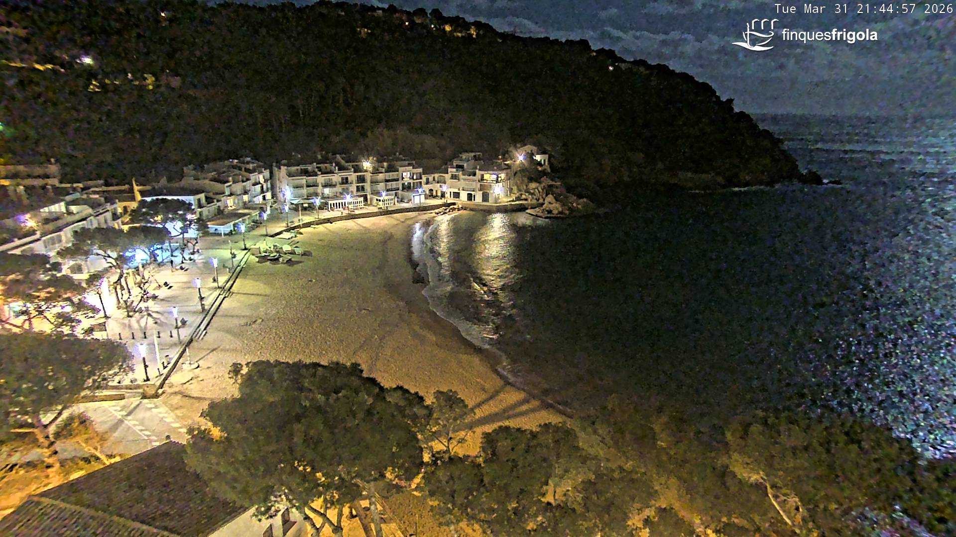 Webcam de Tamariu playa