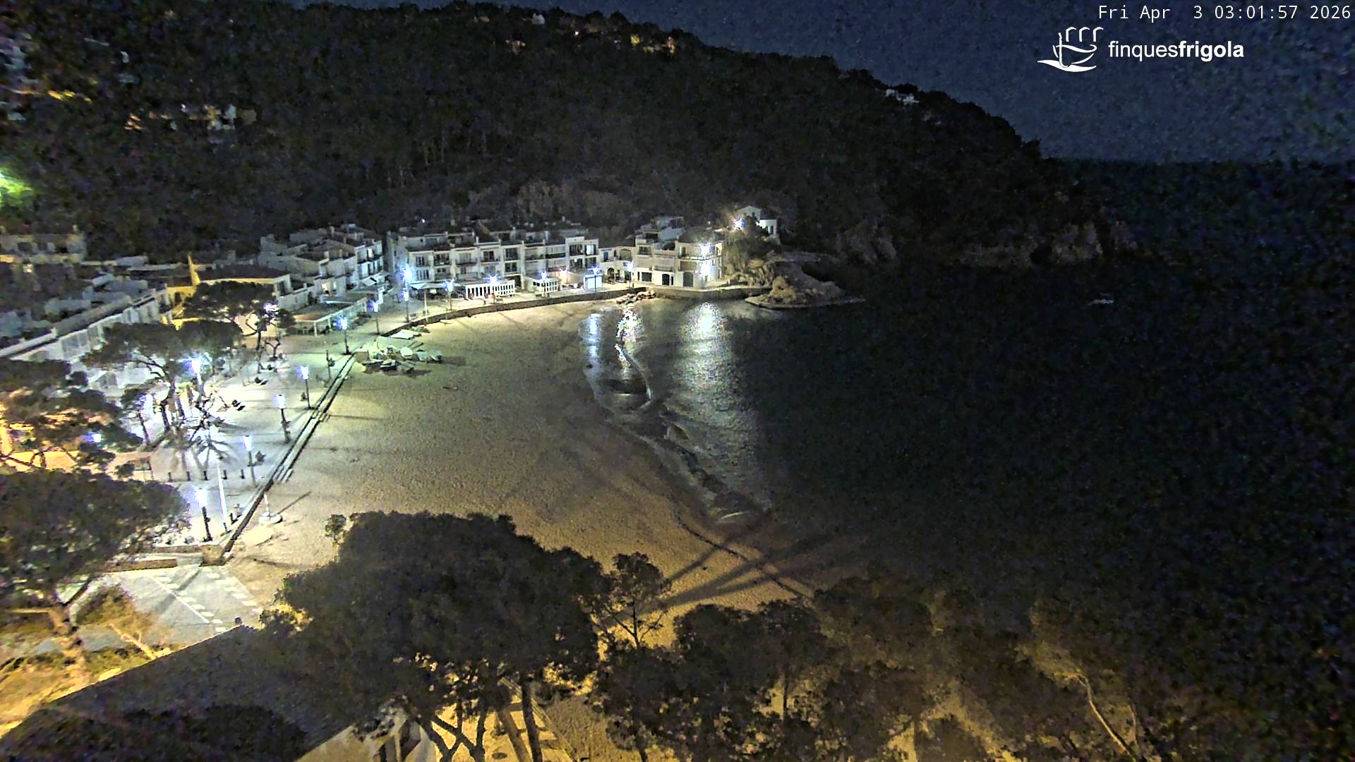 Webcam de Tamariu playa