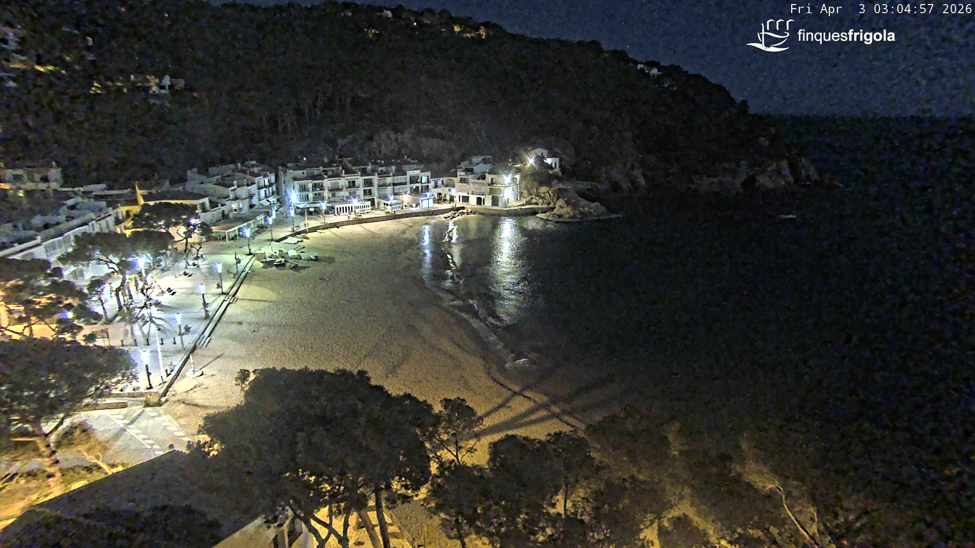 Webcam de Tamariu playa