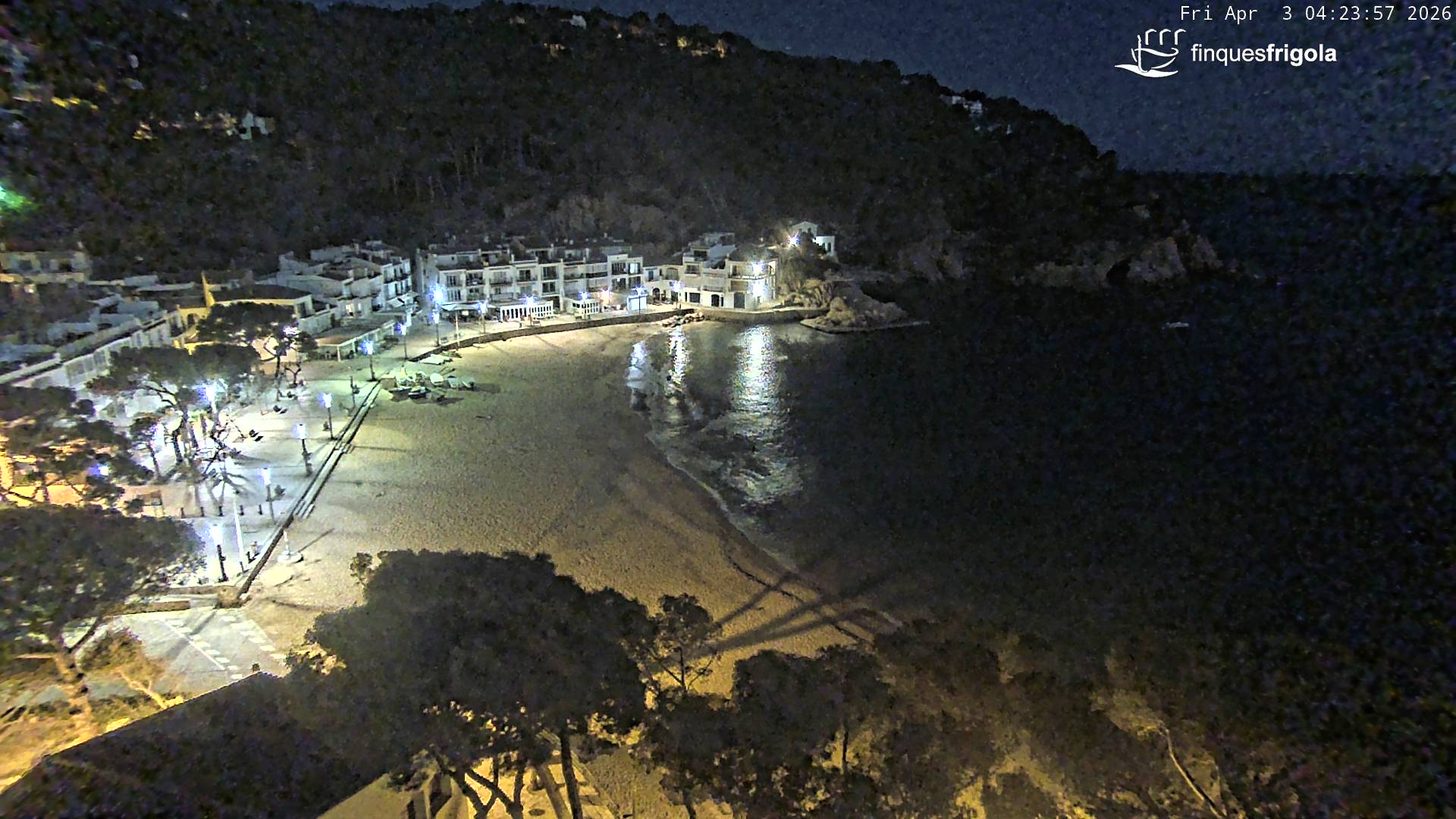 Webcam de Tamariu playa