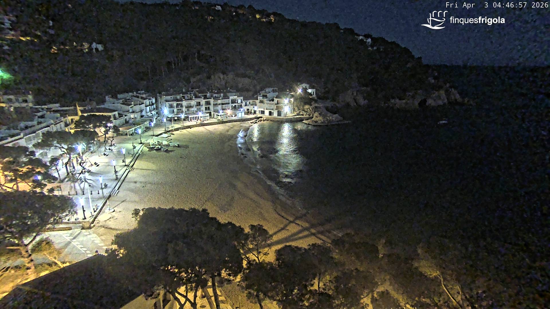 Webcam de Tamariu playa