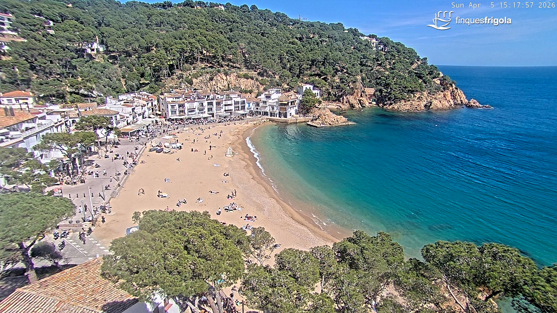 Webcam de Tamariu playa