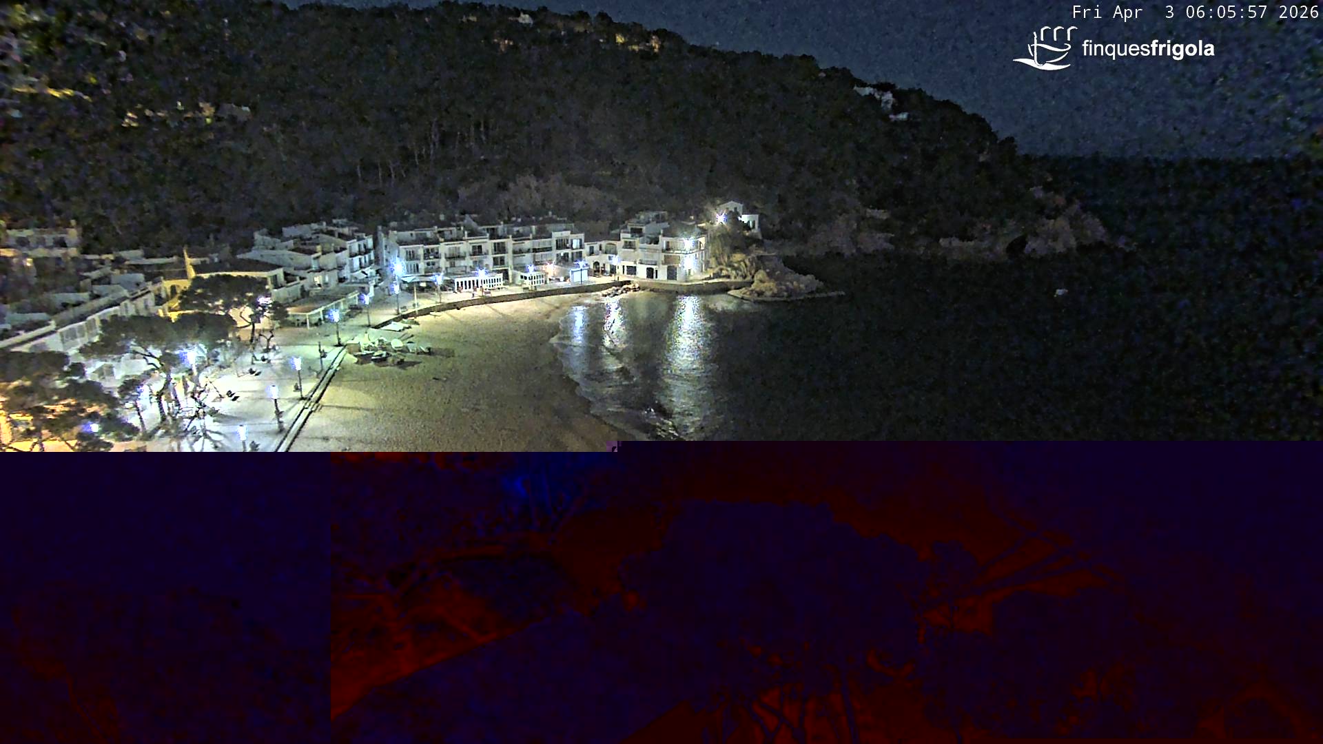 Webcam de Tamariu playa
