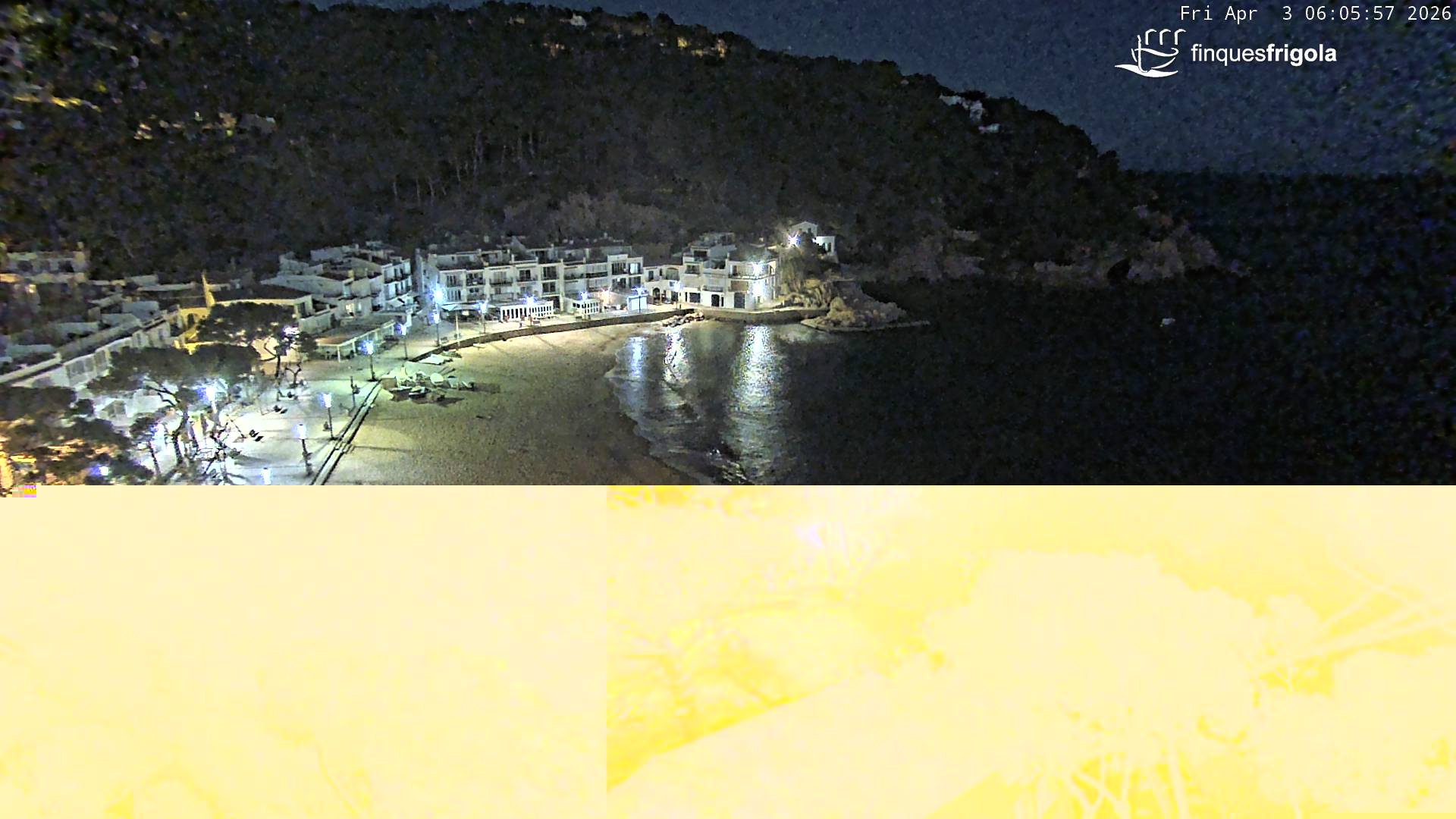 Webcam de Tamariu playa