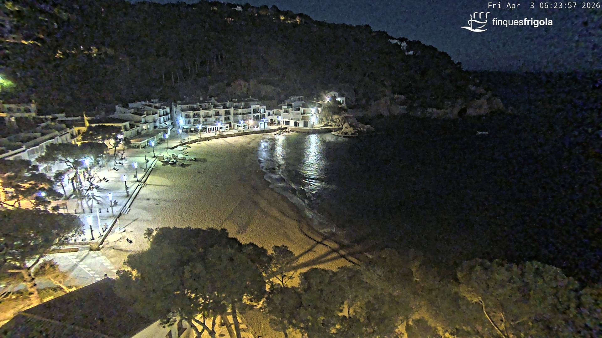 Webcam de Tamariu playa