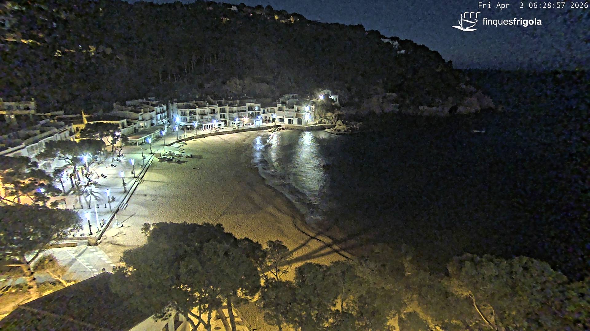 Webcam de Tamariu playa