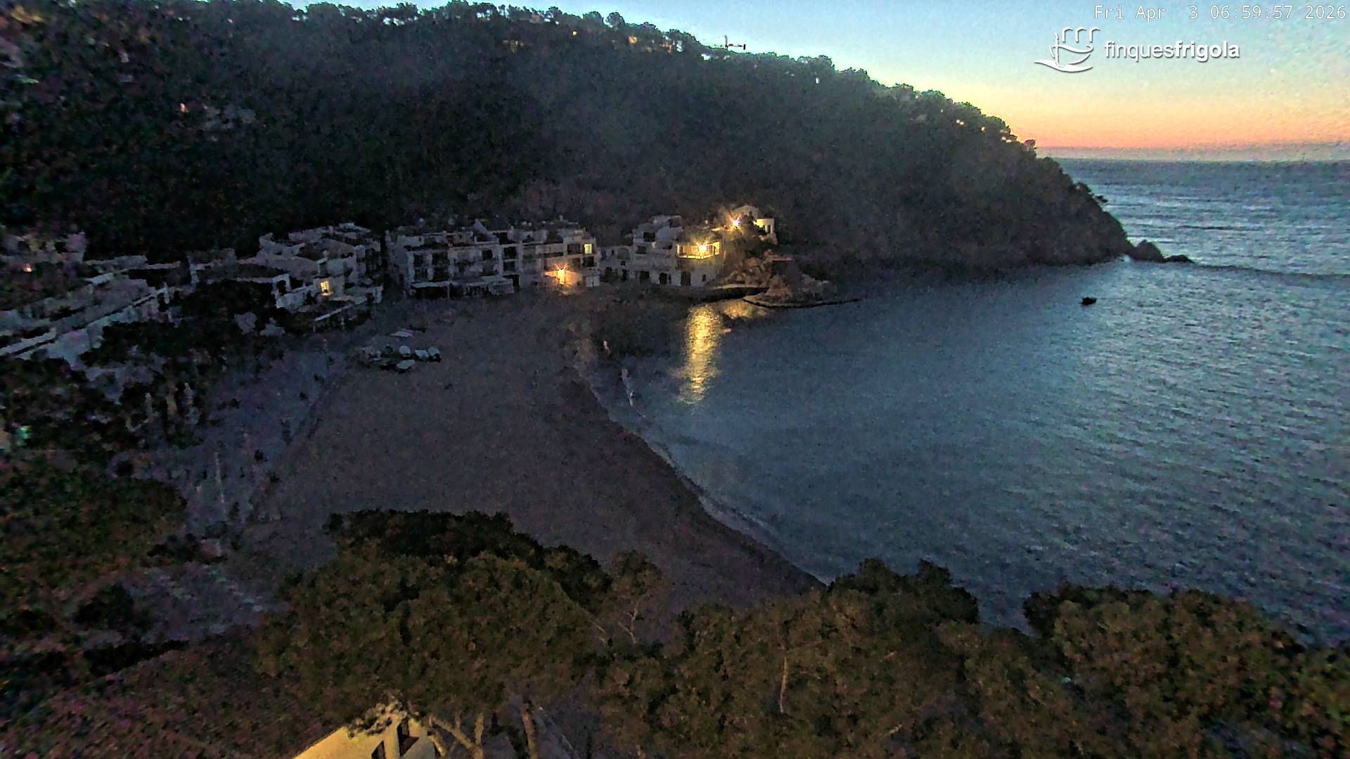 Webcam de Tamariu playa