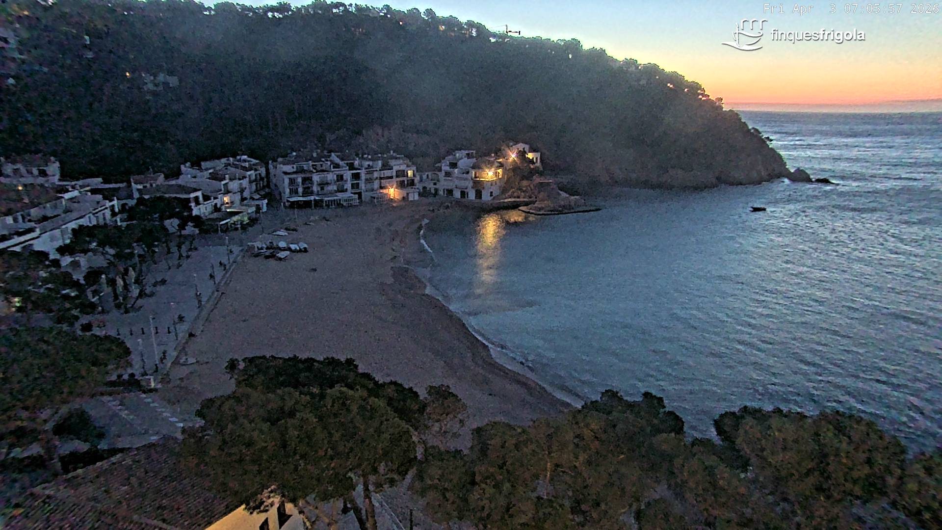 Webcam de Tamariu playa