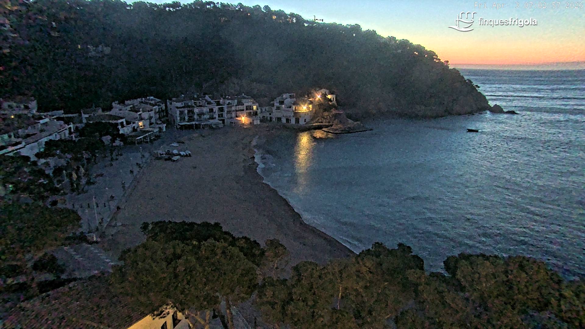 Webcam de Tamariu playa