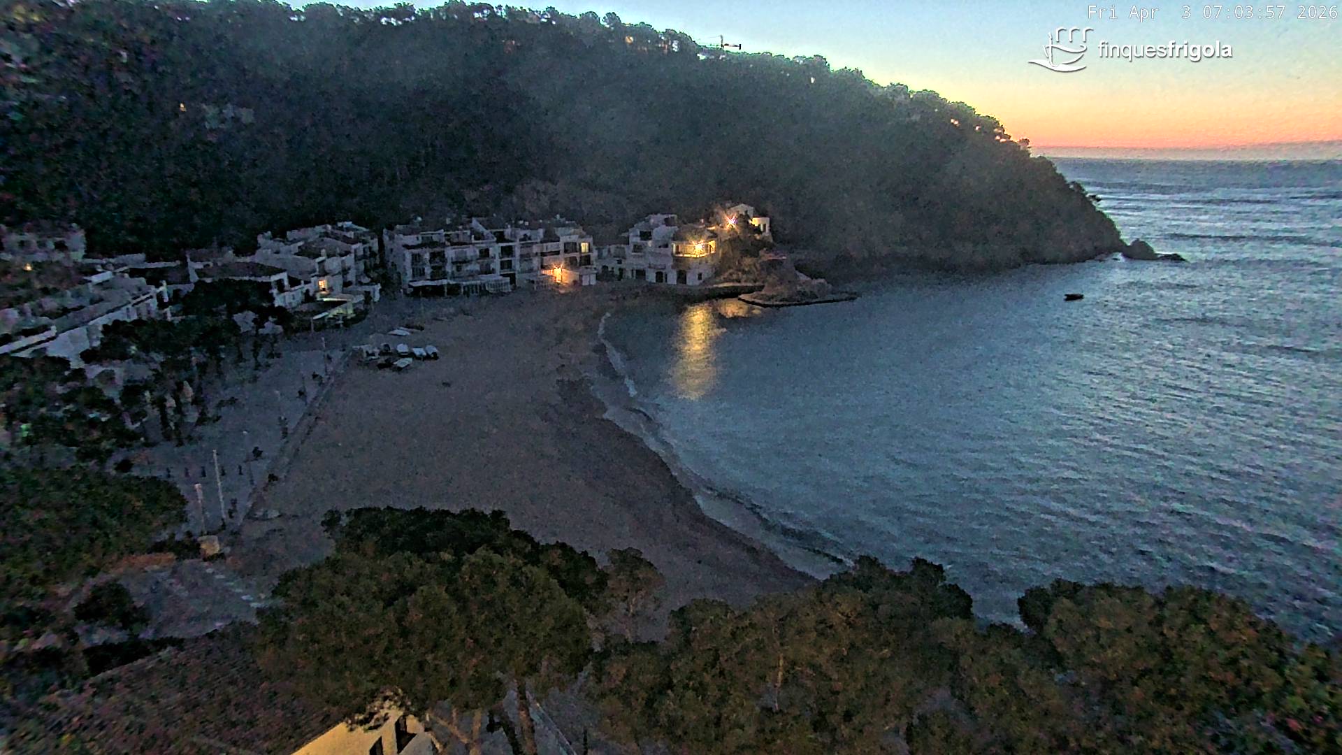 Webcam de Tamariu playa