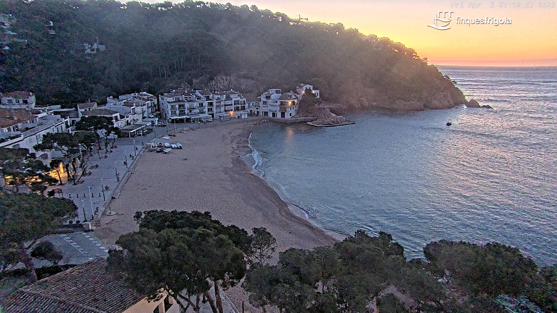 Webcam de Tamariu playa